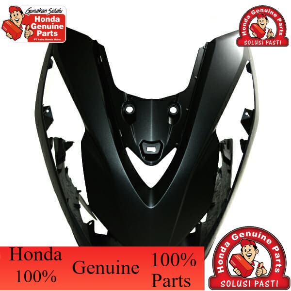 DASI TAMENG DEPAN BEAT K1A COVER FR HITAM DOFF ORI AHM 64301-K1A-N00MGB