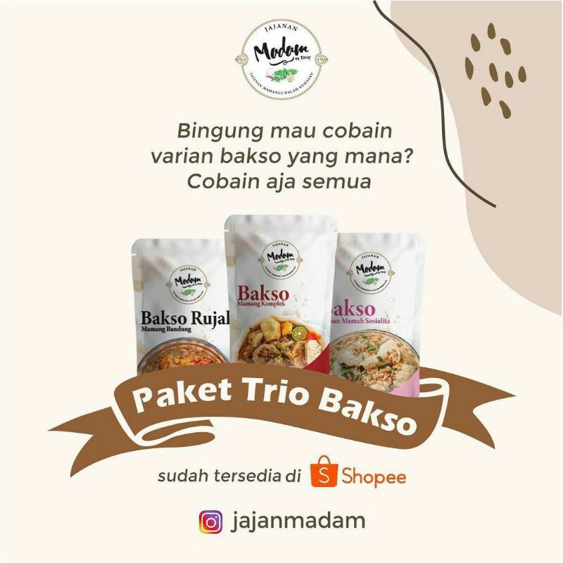Jajan Madam Trio Bakso Madam 1