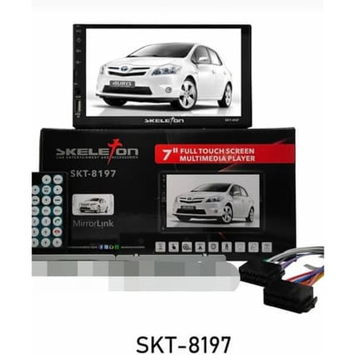 Skeleton Double Din 7inch MP5 SKT-8197 Universal Diskon