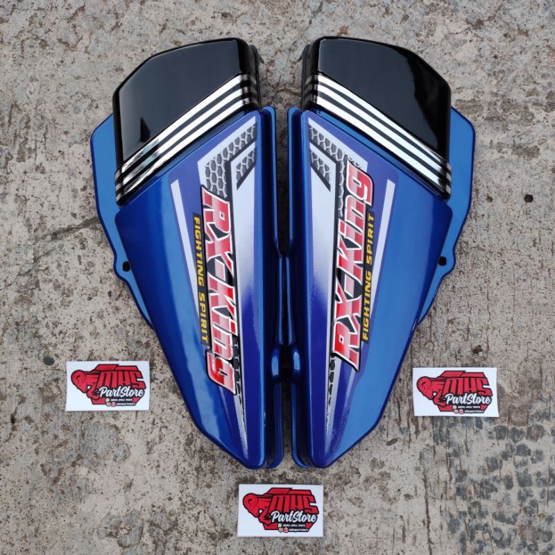 COVER BOX AKI BOX ACCU TUTUP AKI YAMAHA RXKING RX KING BIRU 2004