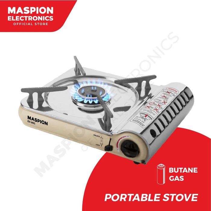 PROMO MASPION KOMPOR GAS EX - 802 ( KOMPOR PORTABLE )
