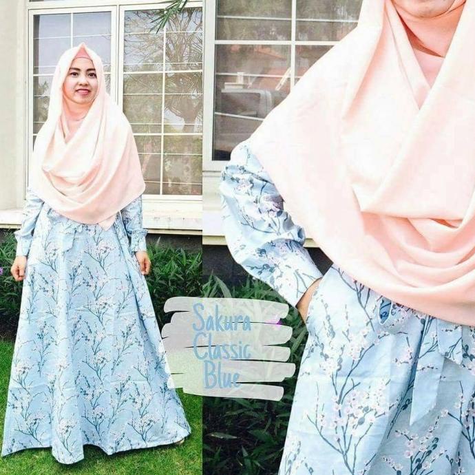 Baju gamis katun jepang gamis katun japan gamis monalisa