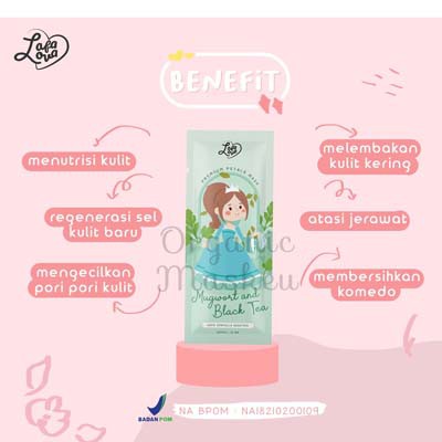 [RESMI]  [BPOM] LAFALOVA ORGANIK PETAL MUGWORT WITH VITAMIN E BEADS MASK 15gr