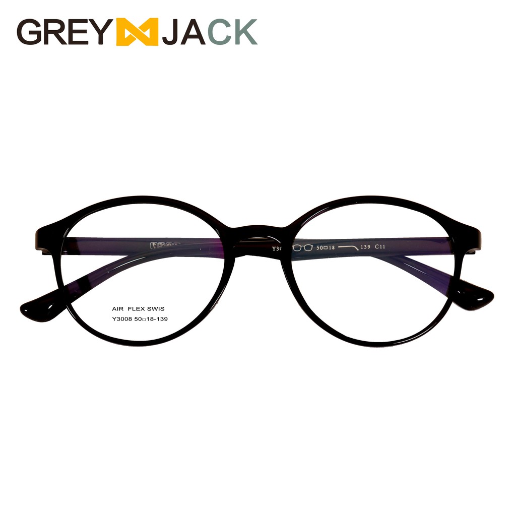 

Grey Jack Frame Kacamata Fashion TR90 dengan Lensa Normal Y3008
