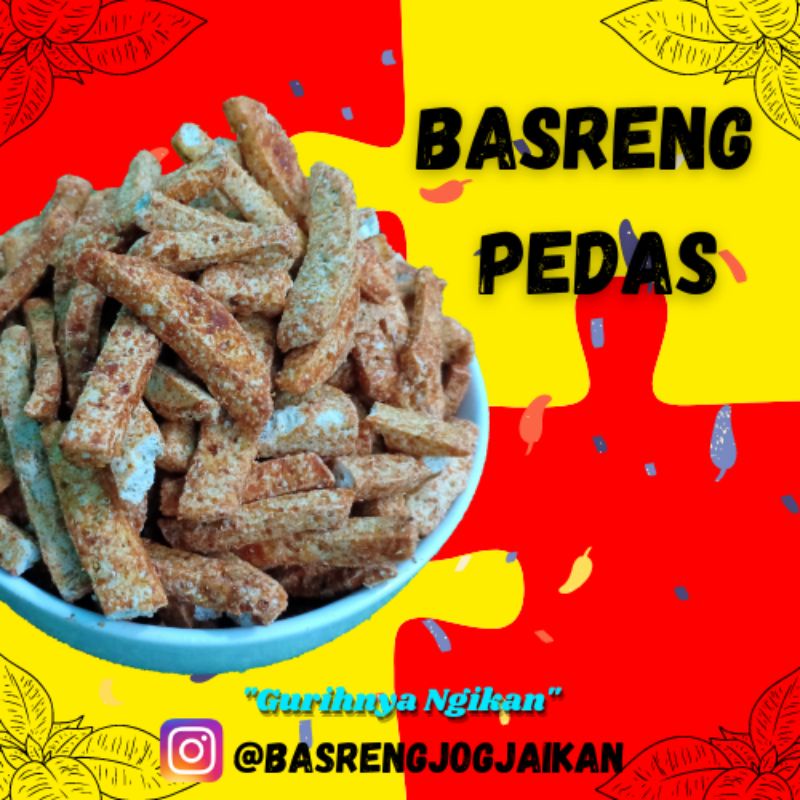 

Basreng Pedas Gurih stik 1kg ( bakso goreng )