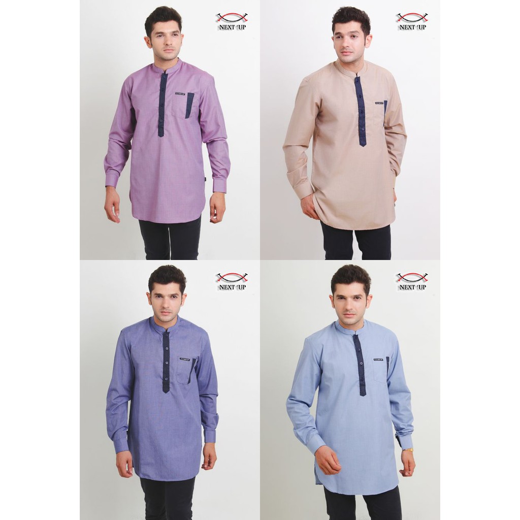 Baju Koko Pria Muslim Lengan Panjang Baju Koko Original NEXTUP1200