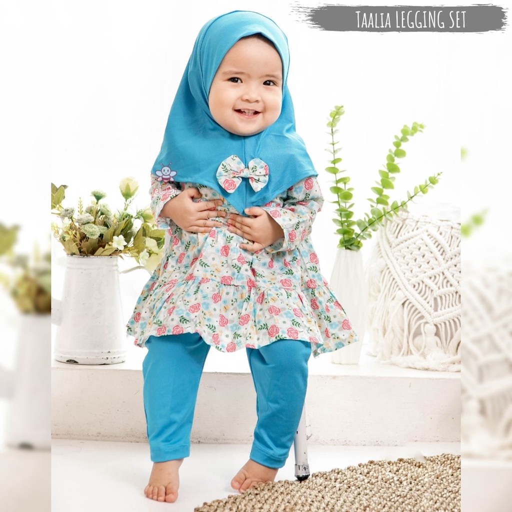 Gamis Anak Perempuan 1-6 Tahun / Baju Muslim Anak Taalia / Baju Muslim Anak Perempuan Cantik