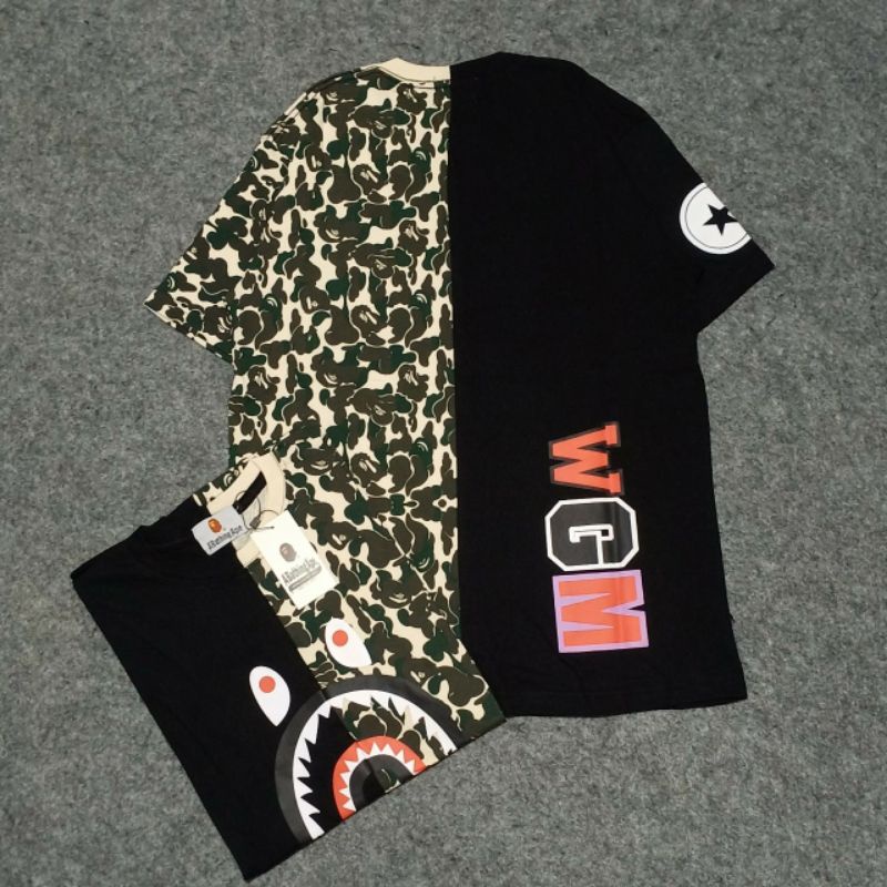 KAOS BAPE | BAJU BAPE  | AAP NOW SHARK TERLARIS COD | ASTROB.ID / TSHIRT BAPE SHARK ORIGINAL FULL TAG + LEBEL PRIA WANITA SIZE M,LXL / TSHIRT TERBARU / KAOS OVERSIZE BAPE CAMO WGM