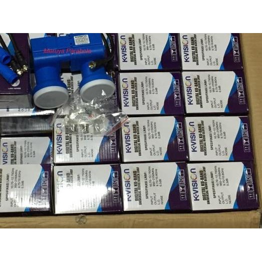 Ω Kvision Lnb KU Band Twin 2 in 1 ➫