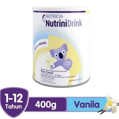 Susu Nutrinidrink Rasa Vanila 400gr powder susu untuk anak usia 1-12  tahun