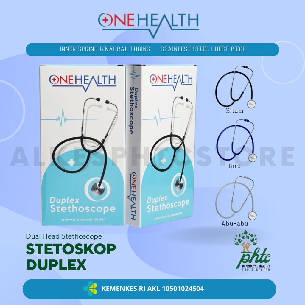 ONEHEALTH Duplex Stethoscope l Stetoskop Duplex