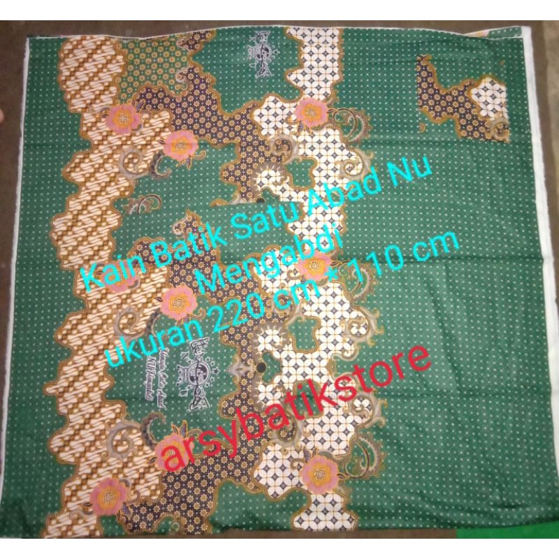 Kain Batik Satu abad Nu Mengabdi Original/Seragam Organisasi Kain Batik Nu Satu abad Nu Mengabdi