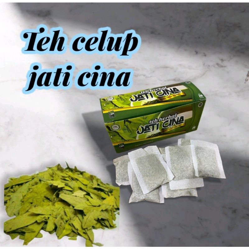 

Jati cina celup ISI 20 PCS, teh celup jati cina.