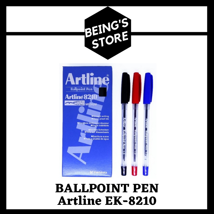 

PULPEN BALLPOINT PEN ARTLINE EK-8210 12PCS