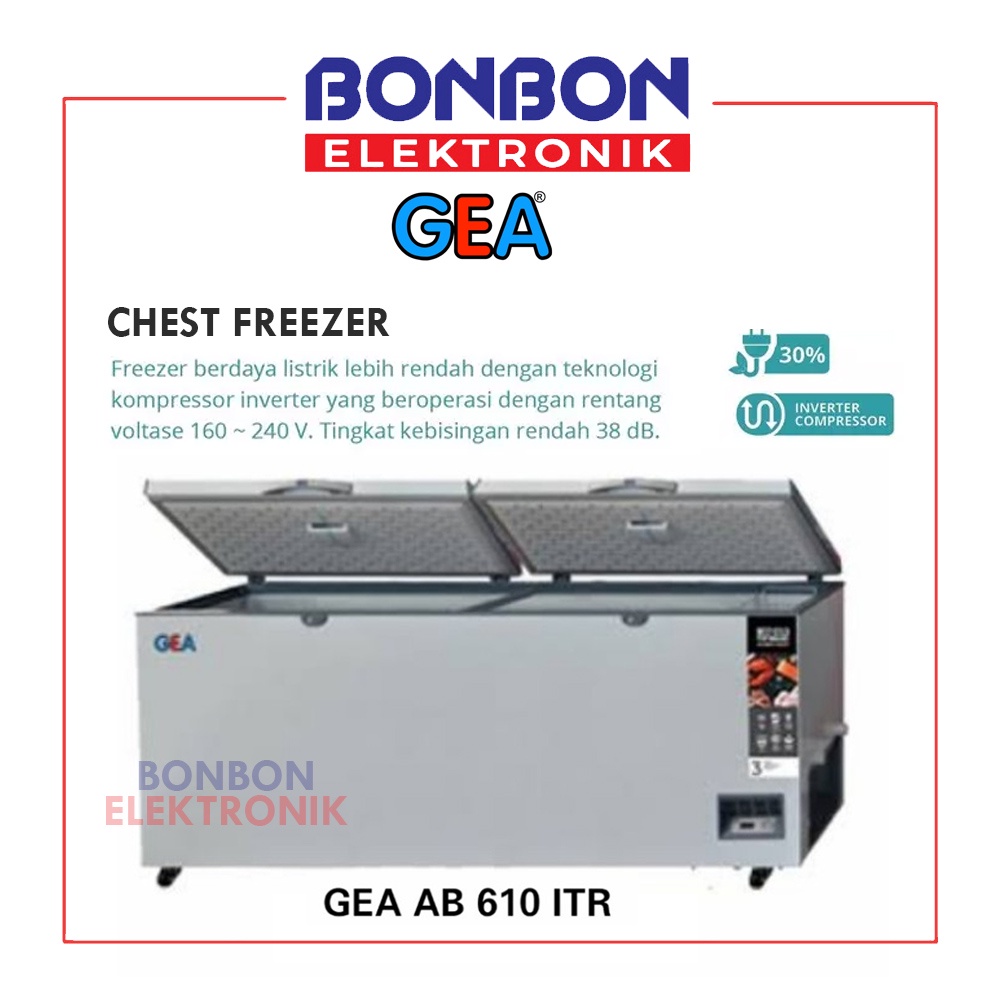 GEA Chest Freezer AB-610ITR / AB-620ITR / AB 620ITR Inverter 500L