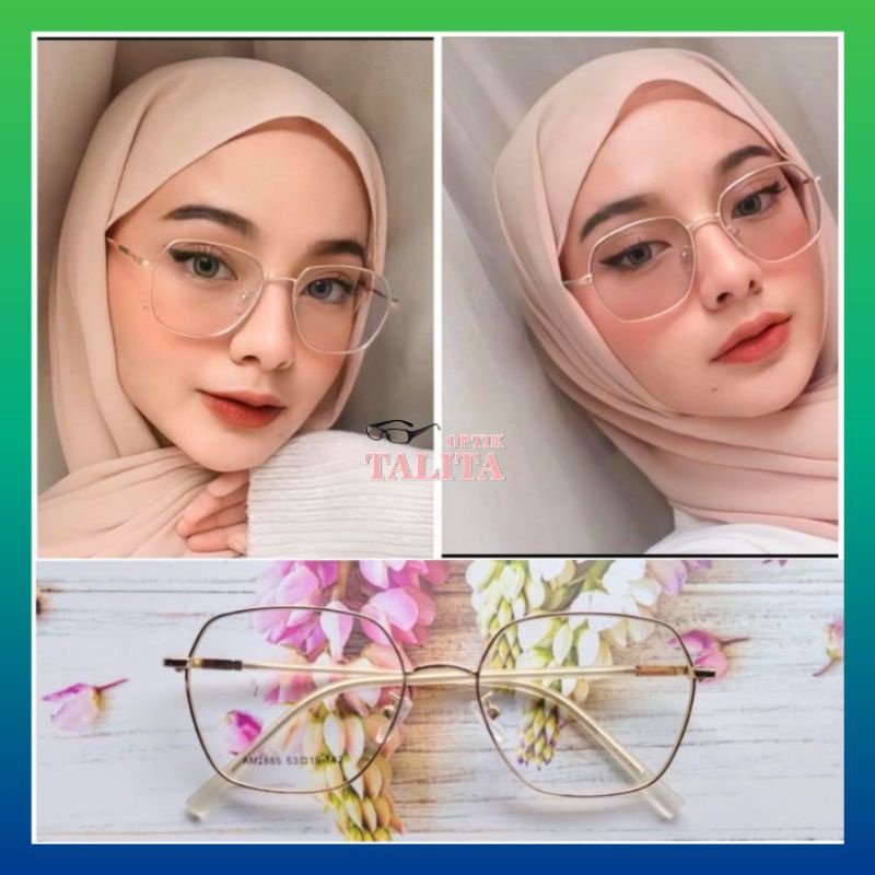 FRAME KACAMATA MINUS | KACAMATA ELEGAN PRIA WANITA | KACAMATA ANTIRADIASI PRIA WANITA 2885