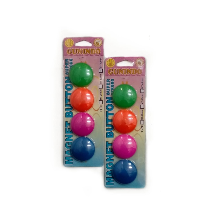 

[FaFi] MAGNET BUTTON WHITEBOARD PAPAN TULIS 20 MM / 30 MM / 40 MM MT-20 MT-30 WARNA BULAT