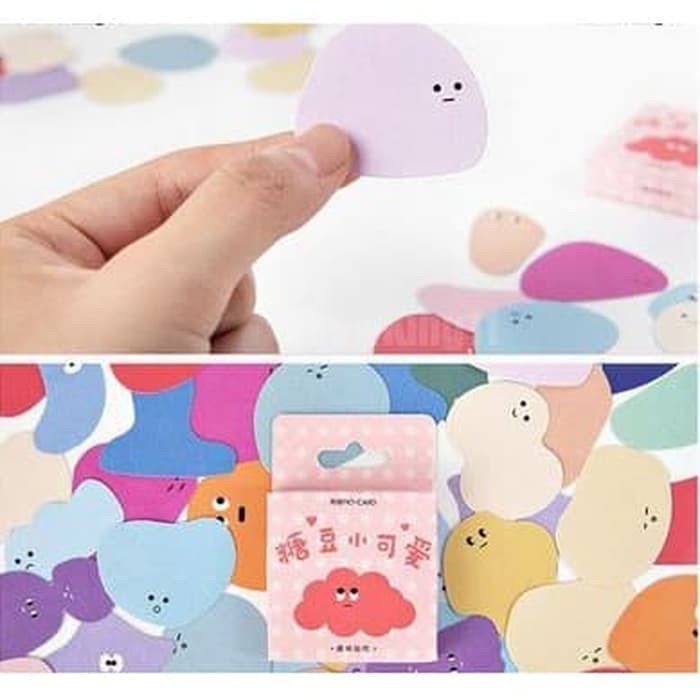 Label Sticker - Colorful Cute Buble (46pcs)