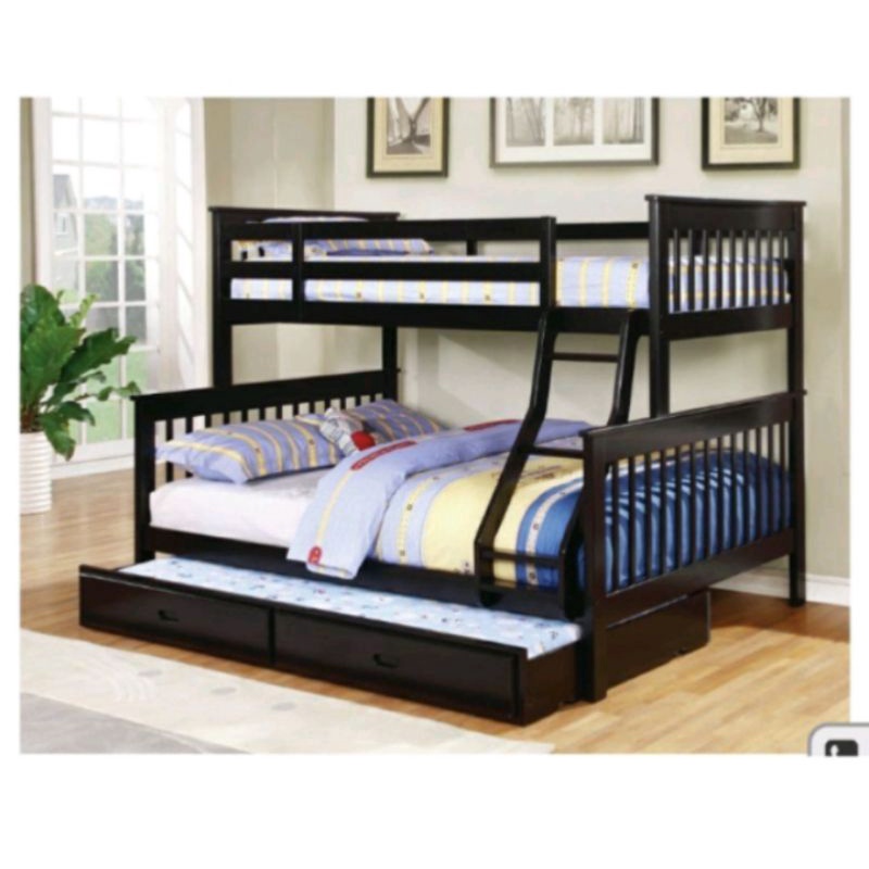 DIPAN DIFAN DIVAN TINGKAT ANAK BLACK