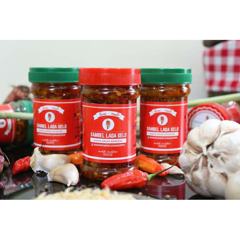 

Sambel lada gelo karya urang bandung aneka varian rasa