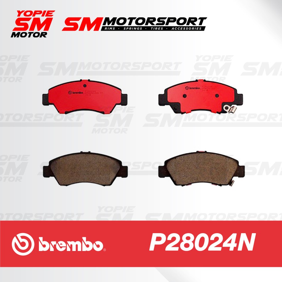 BREMBO Brake Pad Kampas Rem Honda Jazz, City, Brio (Front) P28024N