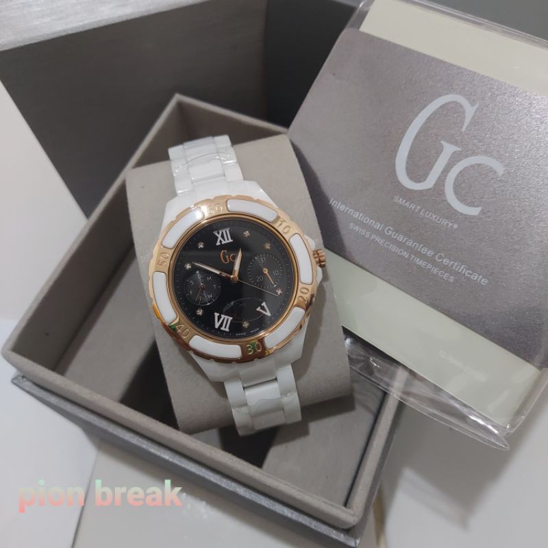 Original Guess Collection Gc 35003L ladies fullset | GC Ceramic | Guess ceramic White