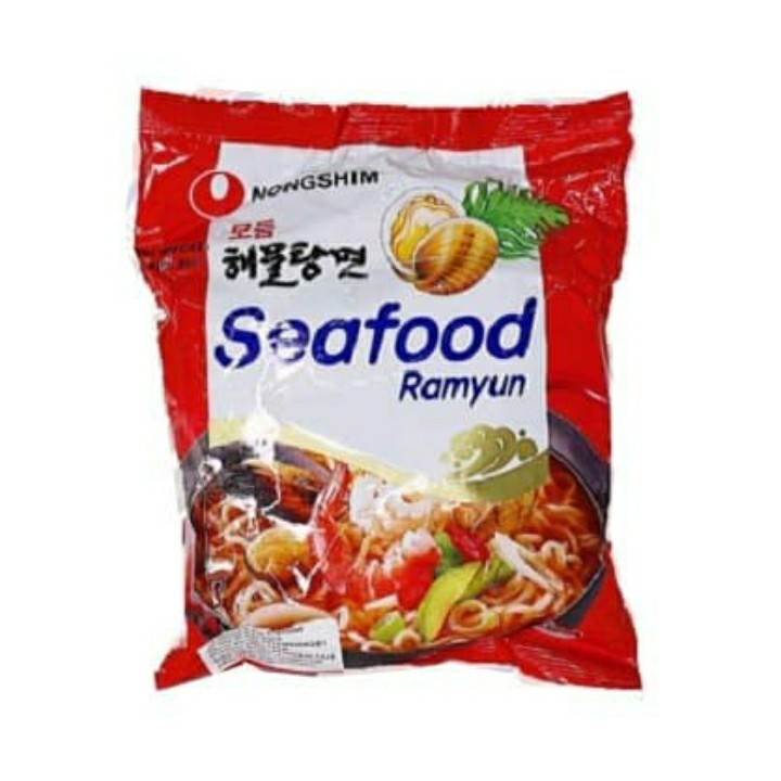 

Nongshim seafood noodle 125gr, Korean ramyeon