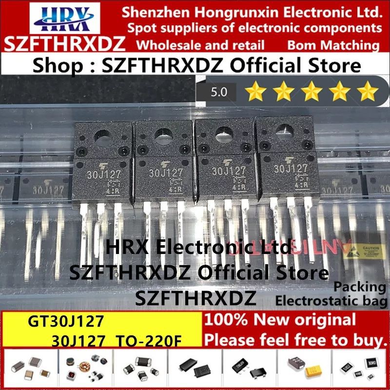 30J127 30J 127 GT30J127 TO-220F 30J127 TO220F MOSFET 600V 200A IGBT