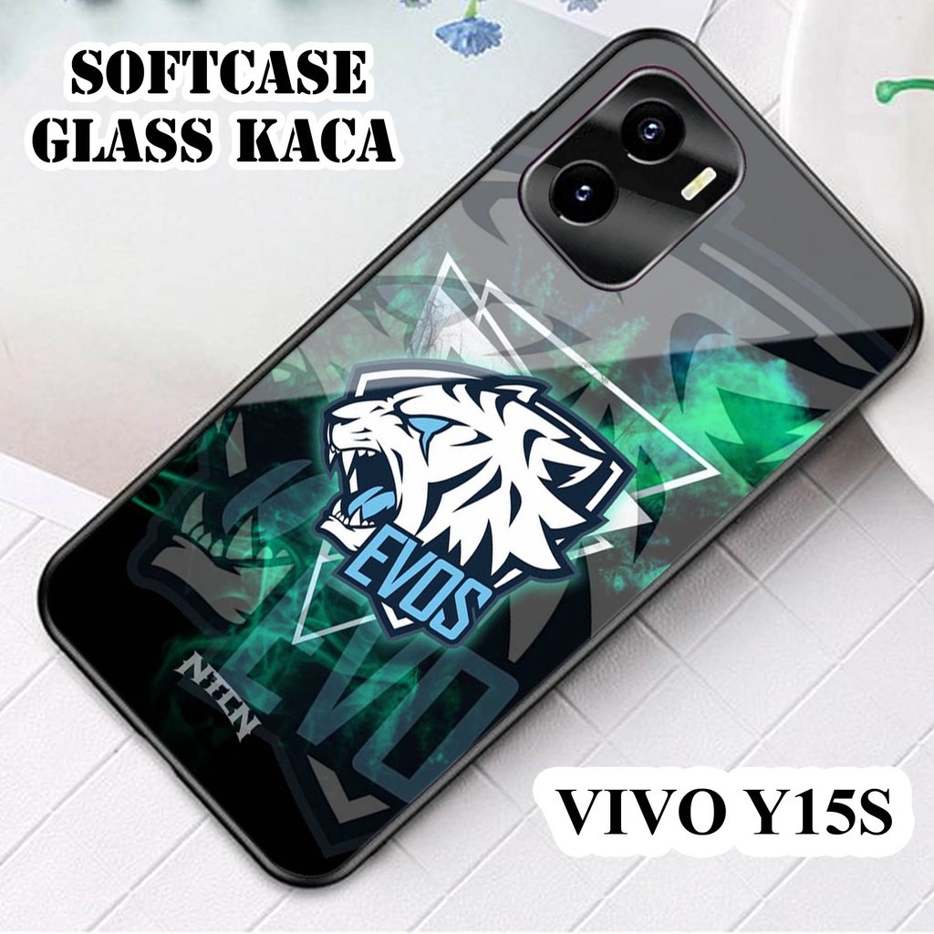 Softcase Glass Kaca VIVO Y15 S - Casing HP VIVO Y15 S[ S17 ].
