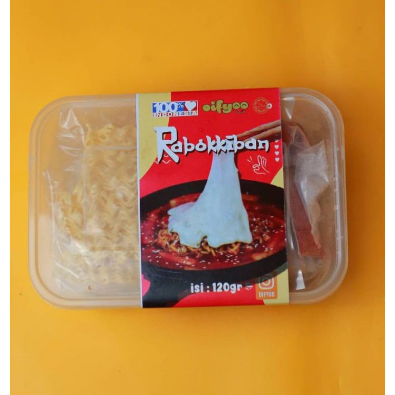

Rabokkiban / Ramen topokki banjir mozzarella