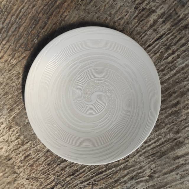 Salad Plate Snail Texture Piring Keramik Tekstur Salad Plate Snail Texture Piring Keramik Tekstur