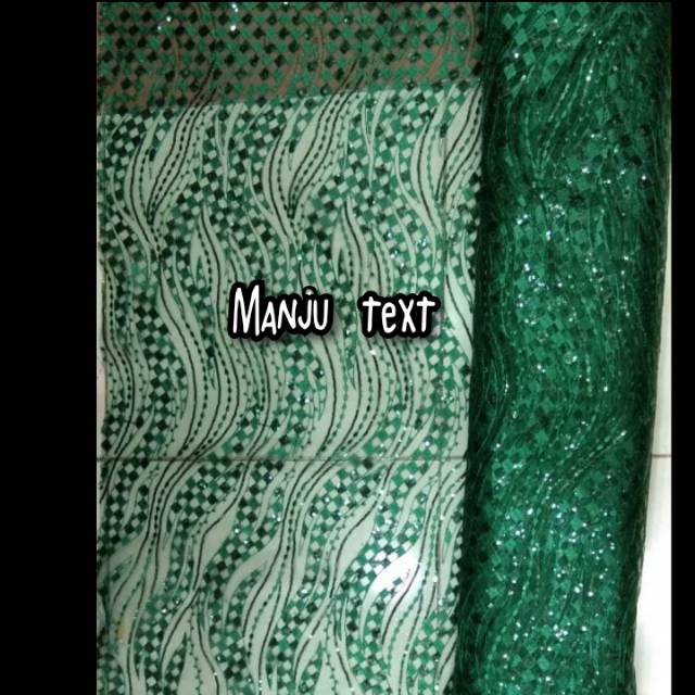 Kain tile Payet motif kotak / tile Payet / bahan gaun,dress,seragaman,dll/ TERBARU