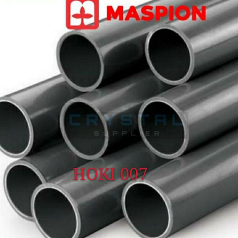 PIPA MASPION AW ABU 4 INCH PANJANG 4 METER
