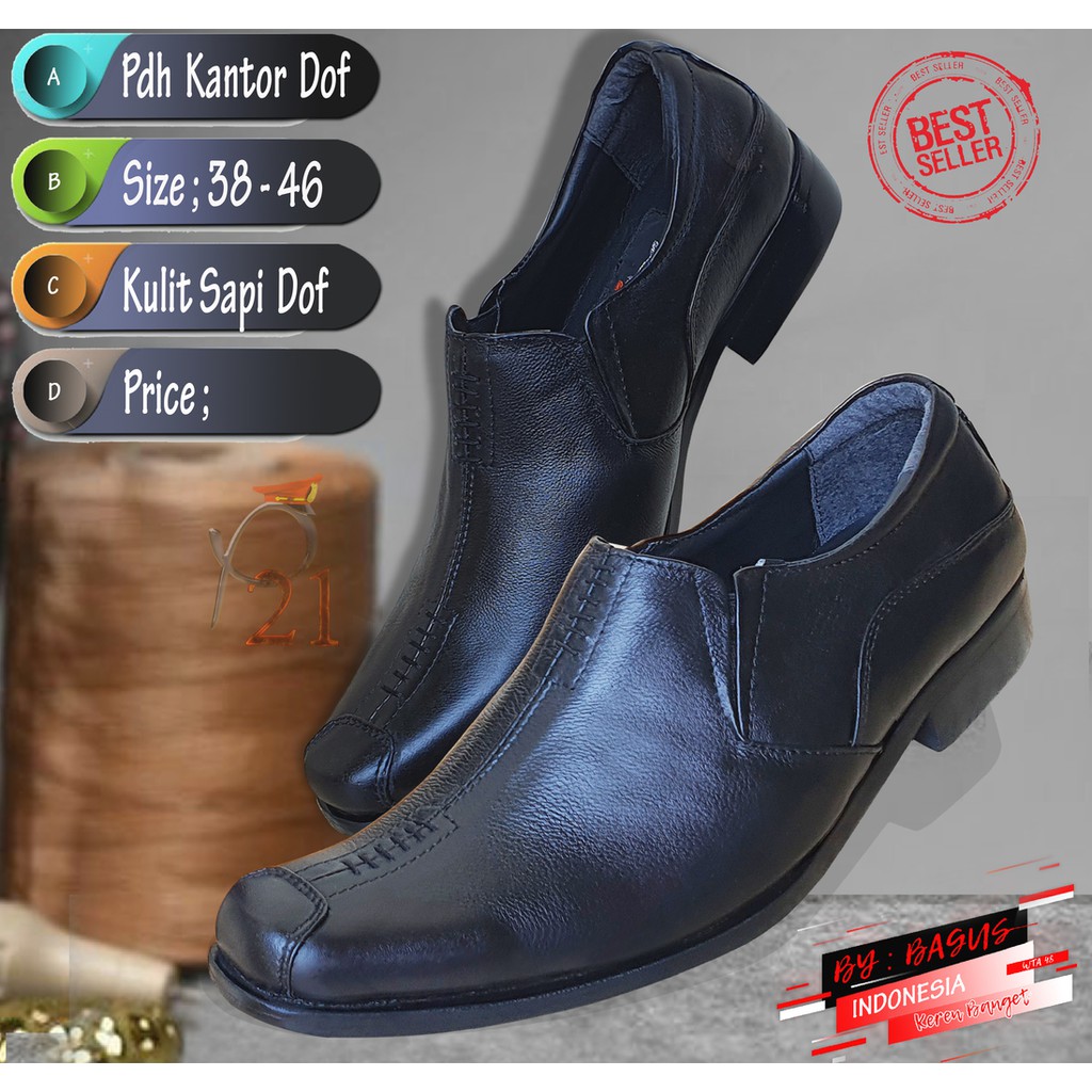SEPATU PRIA /  Sepatu PDH p21 / SEPATU FORMAL / SEPATU KANTOR