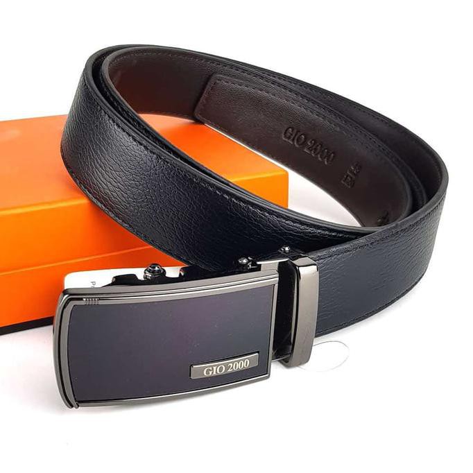 607J Sabuk - Gesper - Ikat Pinggang Pria - Kulit Asli Gio 2000 Rel 05 Berku Top