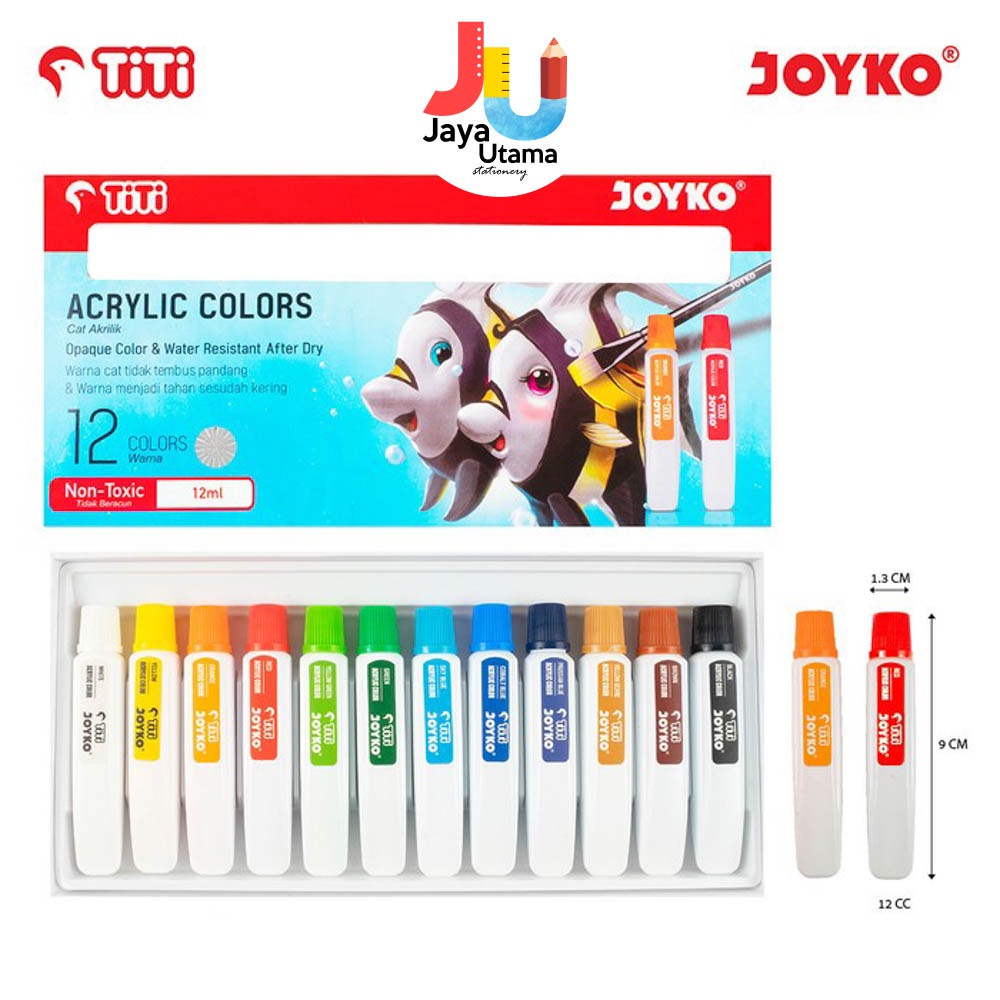 

Joyko Cat Acrylic Akrilik 12 warna