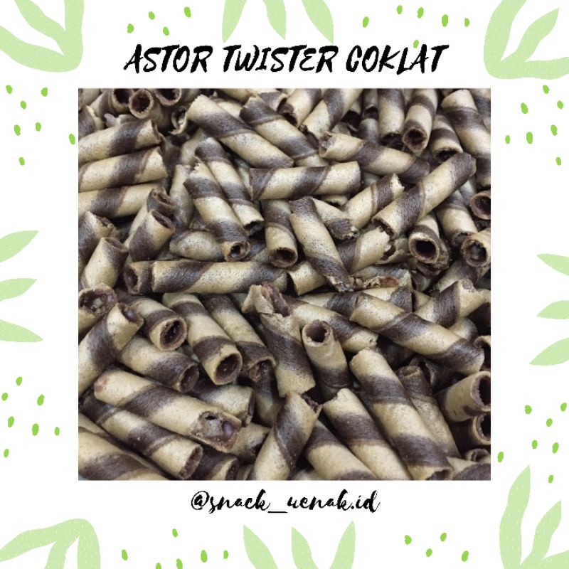 

SNACK KILOAN ASTOR MINI TWISTER COKELAT 500 GRAM | CEMILAN MURAH MAKASSAR