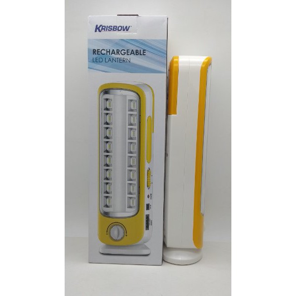Emergency Lamp Rechargeable 48 Led Lantern KRISBOW RA1515 CC Home