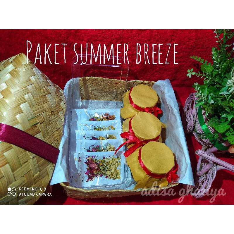 

hampers wedang bunga kering