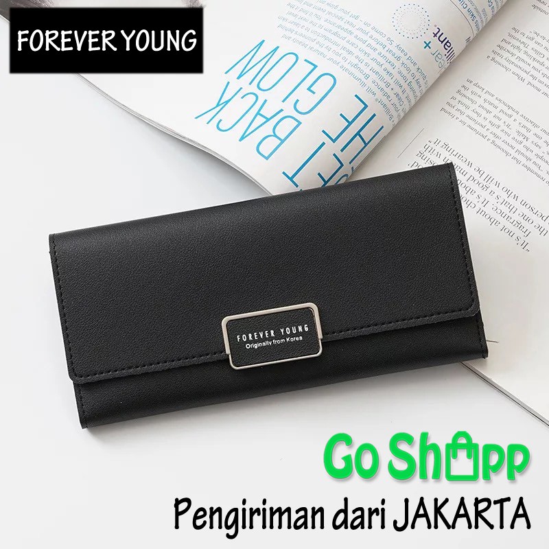 Dompet Wanita Forever Young Panjang - Dompet Wanita Fashion Korea - Dompet Wanita Import [PJ03]