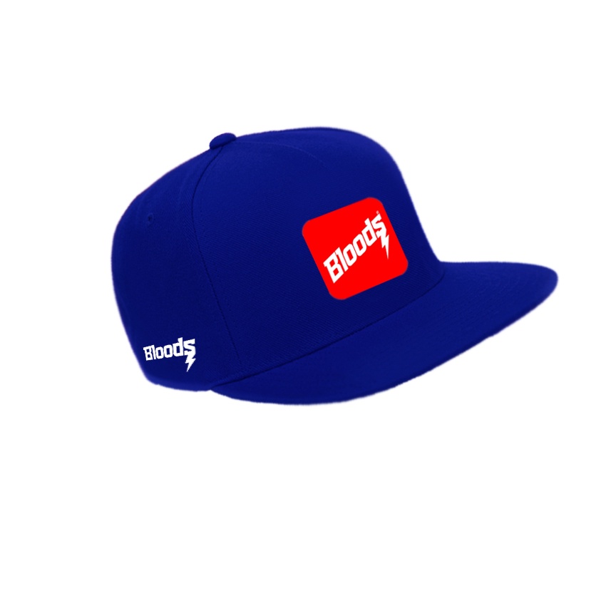 Sauza Clothing Store Topi Snapback Distro Bloods Logo - Premium High Quality