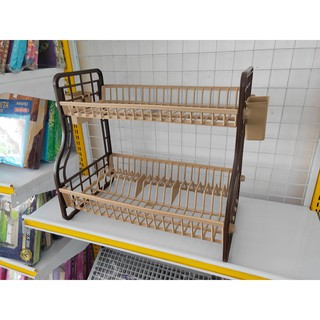 Rak Piring Master Chef Susun 2 Coklat Lucky Star Shopee Rak Piring Master Chef Susun 2 Coklat Lucky Star Shopee