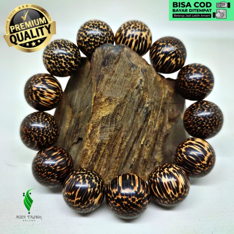 Gelang Kayu Liwung Super Size 17mm Kualitas Super