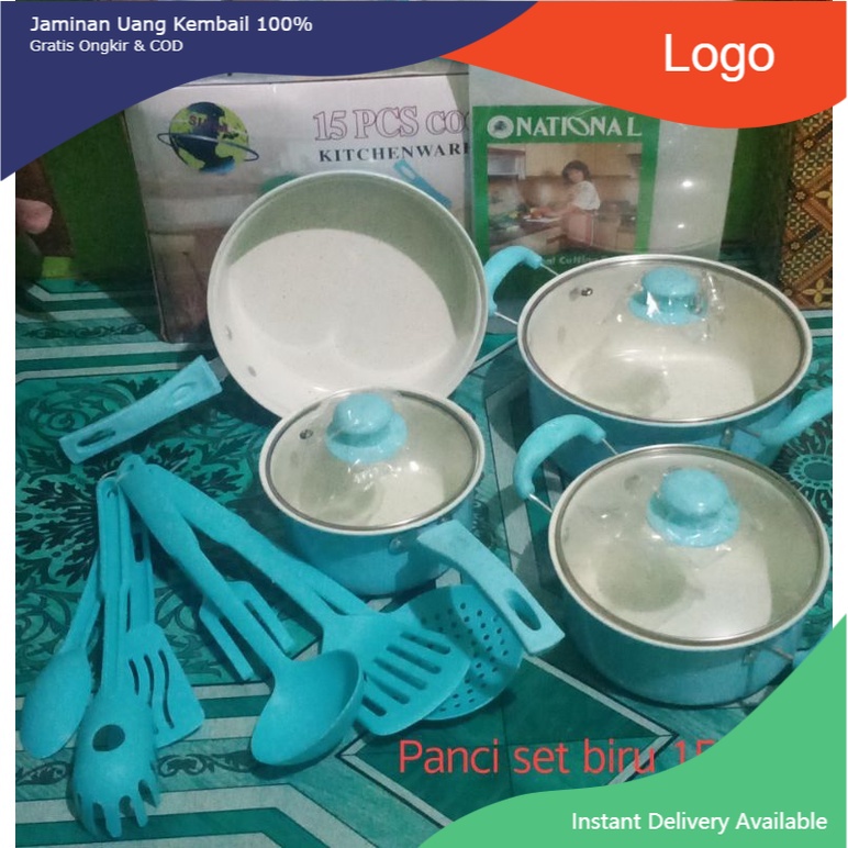 Panci set 15pcs & Tatakan