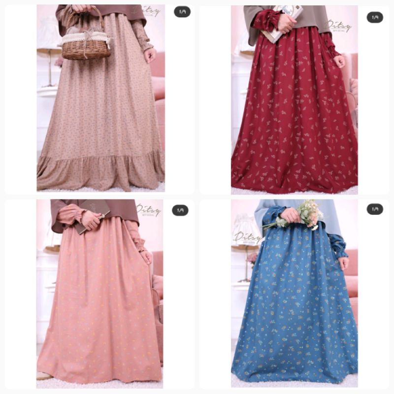 DITSY FEBRUARI 2022 PEARLWOOD CACTUS MAROON ALORA DEEP TOSCA RUNA MOCCA CACTUS DARK