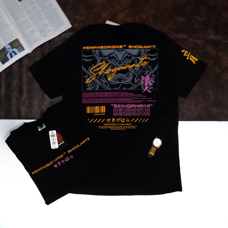 TSHIRT PRIA MEMPHIS ORIGINS SKULL JAPAN STYLE