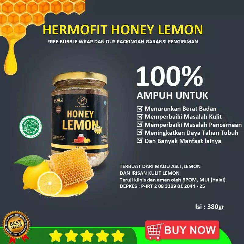 

HERMOVIT HONEY LEMON MADU LEMON MADU ASLI