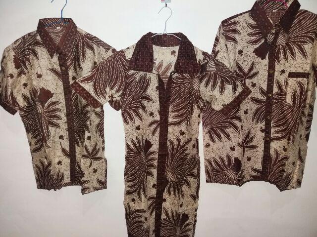 Qnunbatik Sarimbit/couple Batik Dress/terusan Cemara Padi