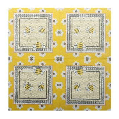 Decoupage Napkin - Tissue Decoupage 2Ply AN - Bee