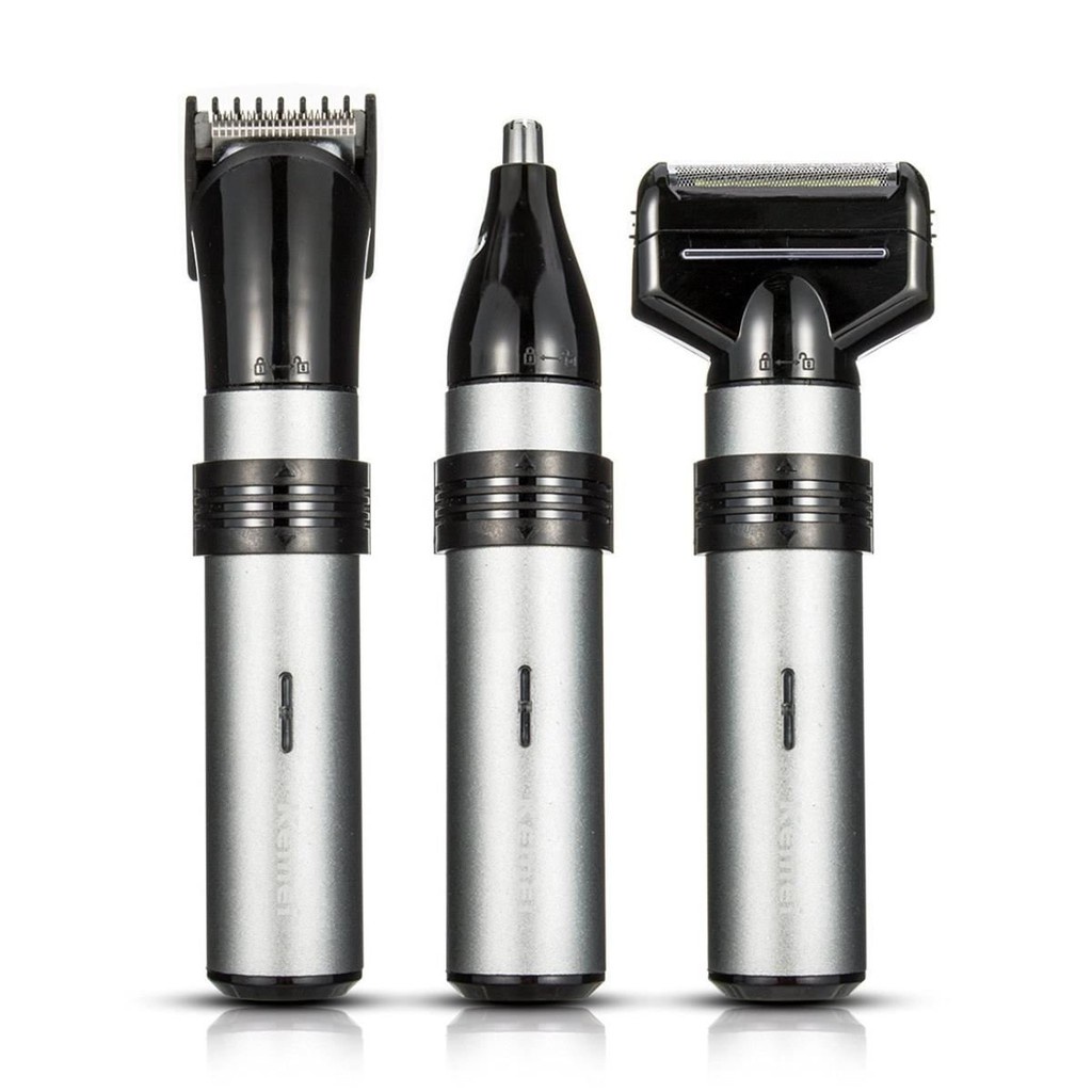 AKN88 - KEMEI KM-1210 Pencukur 3 in 1 Rambut Kumis Dan Bulu Hidung